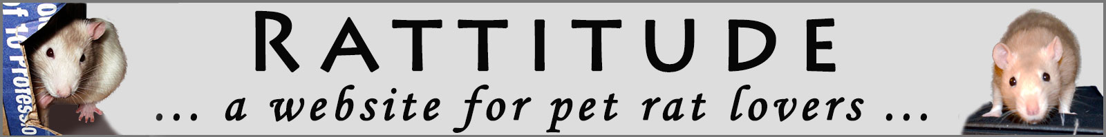 Rattitude, The Website for Pet Rat Lovers